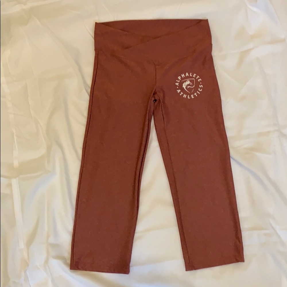 Pink Alphalete Athletics Leggings - Size Large